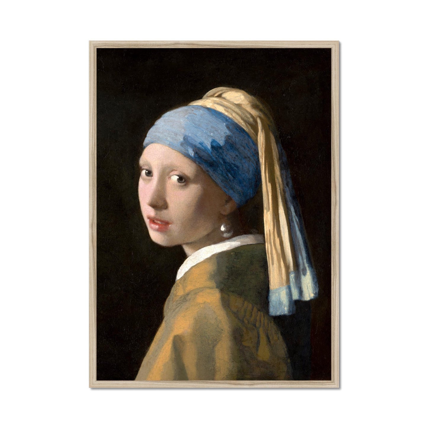 Girl with a Pearl Earring – Johannes Vermeer Reproduction Poster