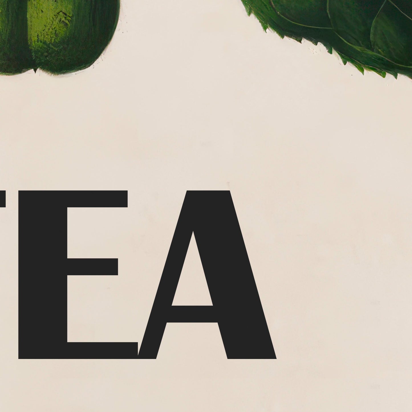 Vintage Tea Plant Poster – Botanical Illustration