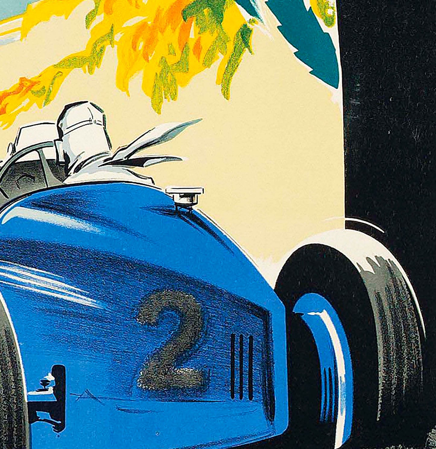 Vintage Poster Grand Prix von Monaco – Geo Ham, 1933, Formel 1