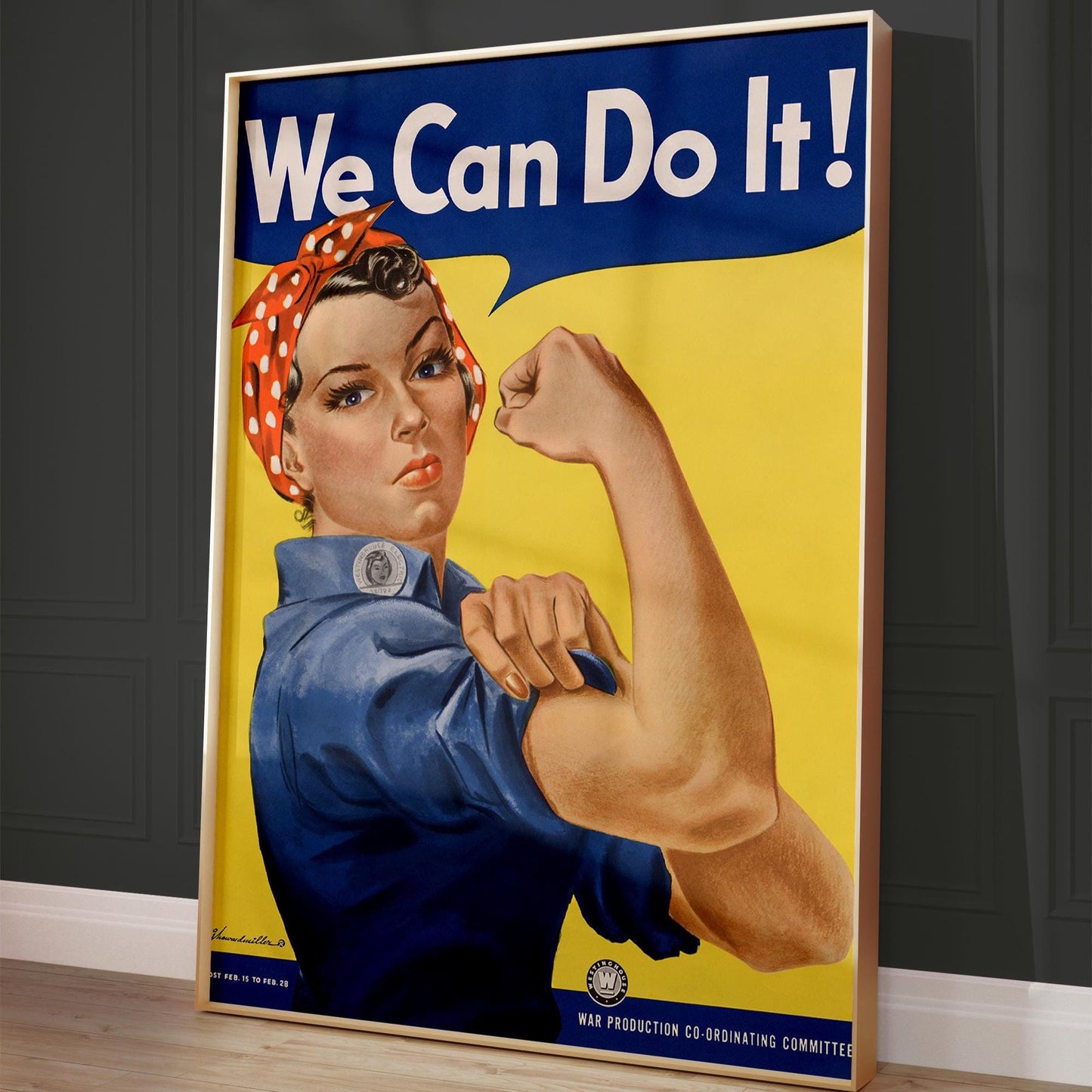 Wir schaffen das! – Kultplakat von J. Howard Miller, feministisches Symbol