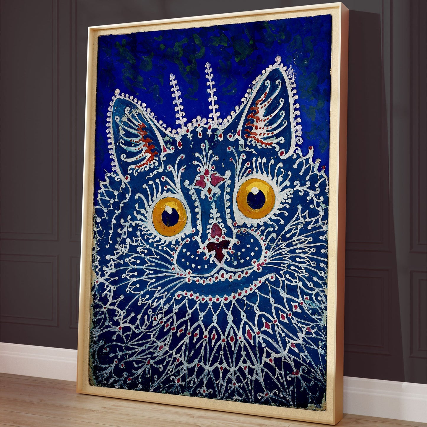 Katzenposter, psychedelischer Druck