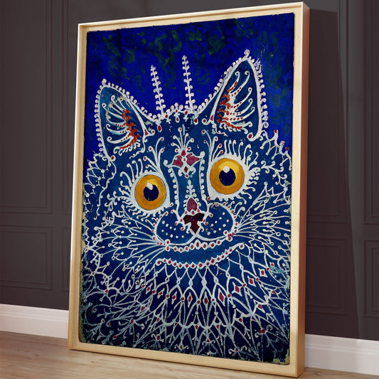 Katzenposter, psychedelischer Druck