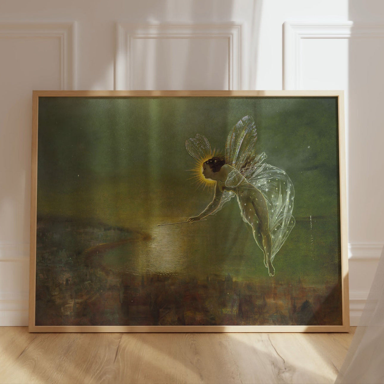 Geist der Nacht – Mysteriöses Kunstplakat von Grimshaw (1879)