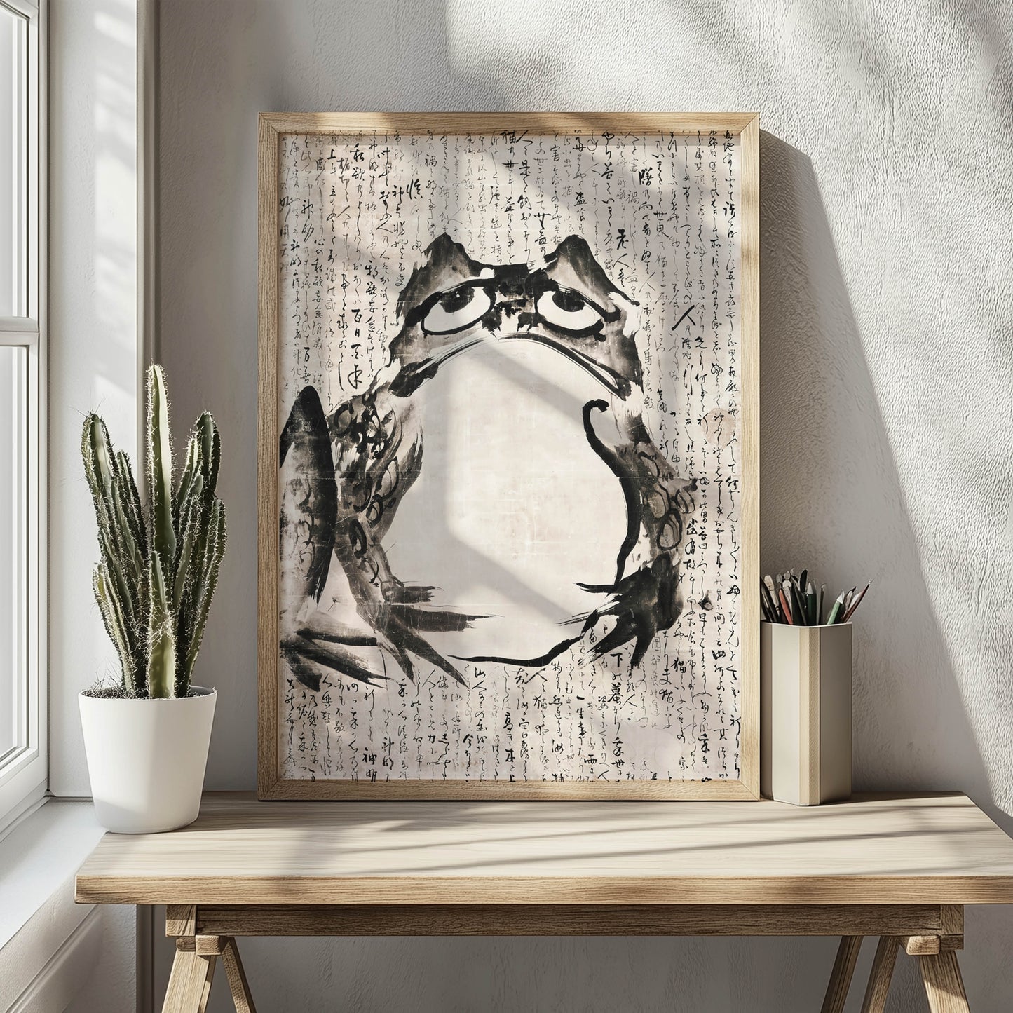 Japanse Kikker kunst