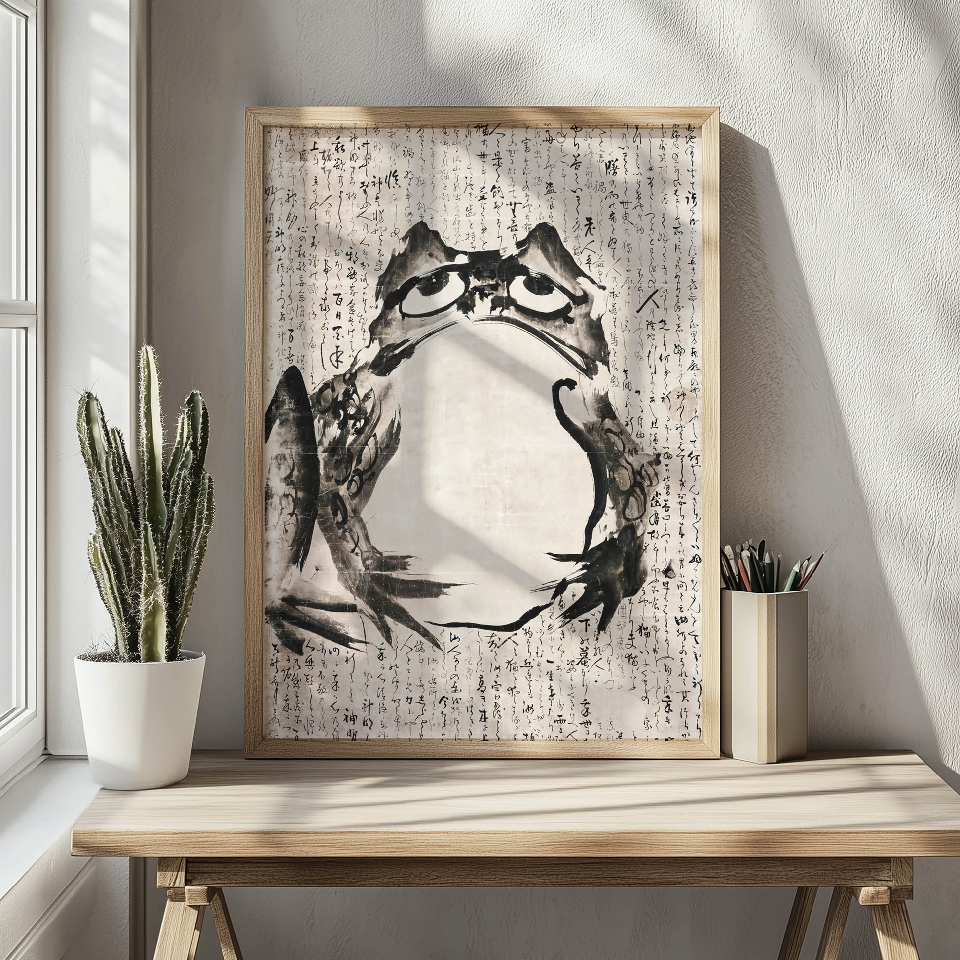 Japanse Kikker kunst