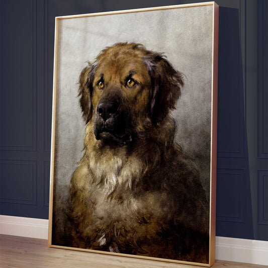 Leonberger hond tekening – Otto Eerelman kunst reproductie 
