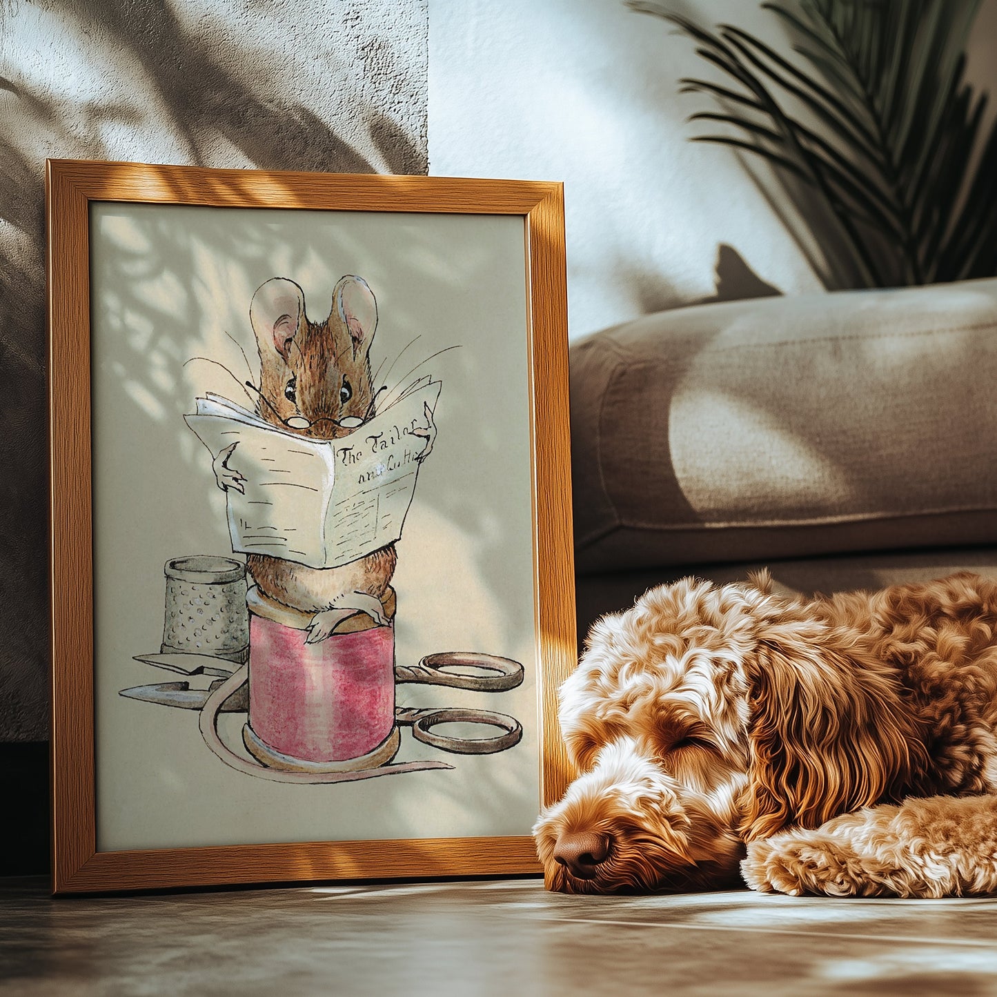 The Tailor Mouse 1902 Print – Beatrix Potter Poster