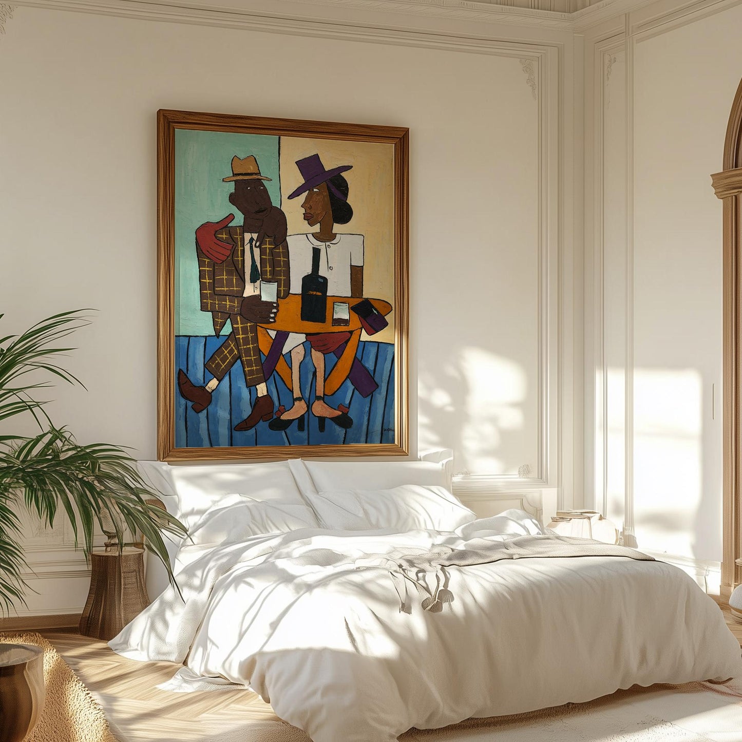 Kleurrijke Harlem Renaissance Kunstposter van William H. Johnson