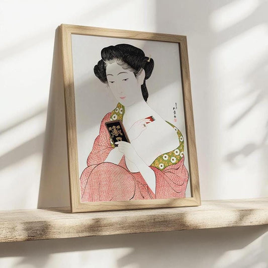 Woman in Kimono – Goyō Hashiguchi, 1918, Japanese woodblock print