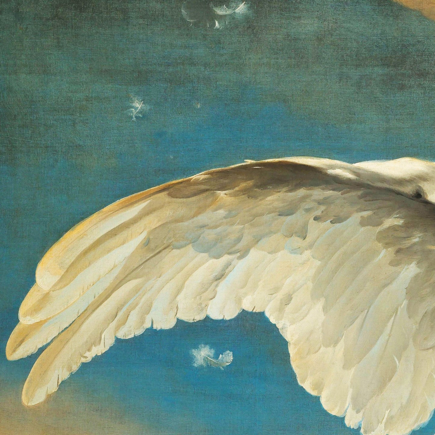 Der bedrohte Schwan – Historisches Kunstplakat