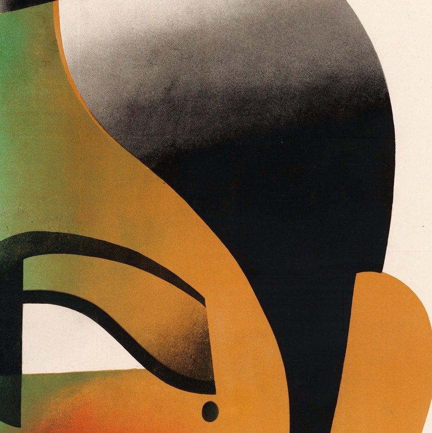 Josephine Baker – Art-Deco-Poster von Jazzicon