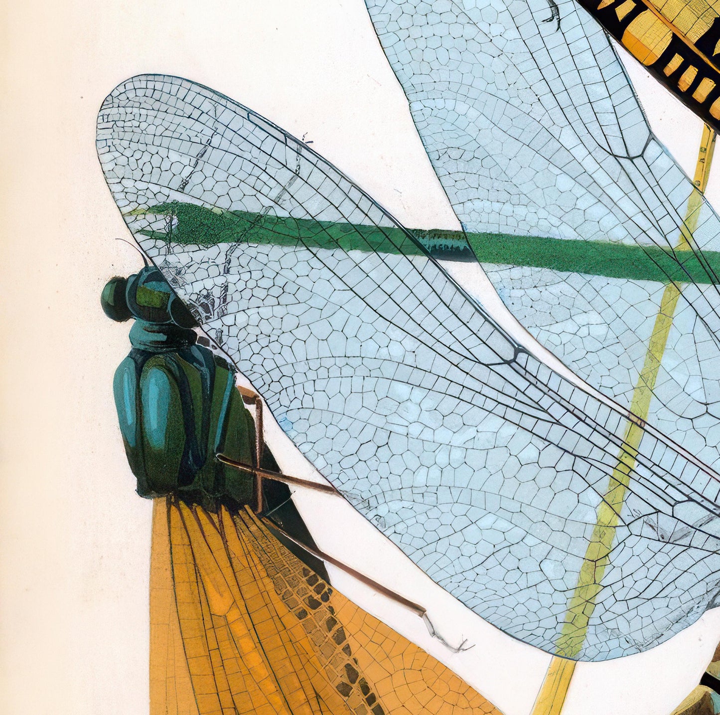 Insect Poster – Art Nouveau Illustration of Insects