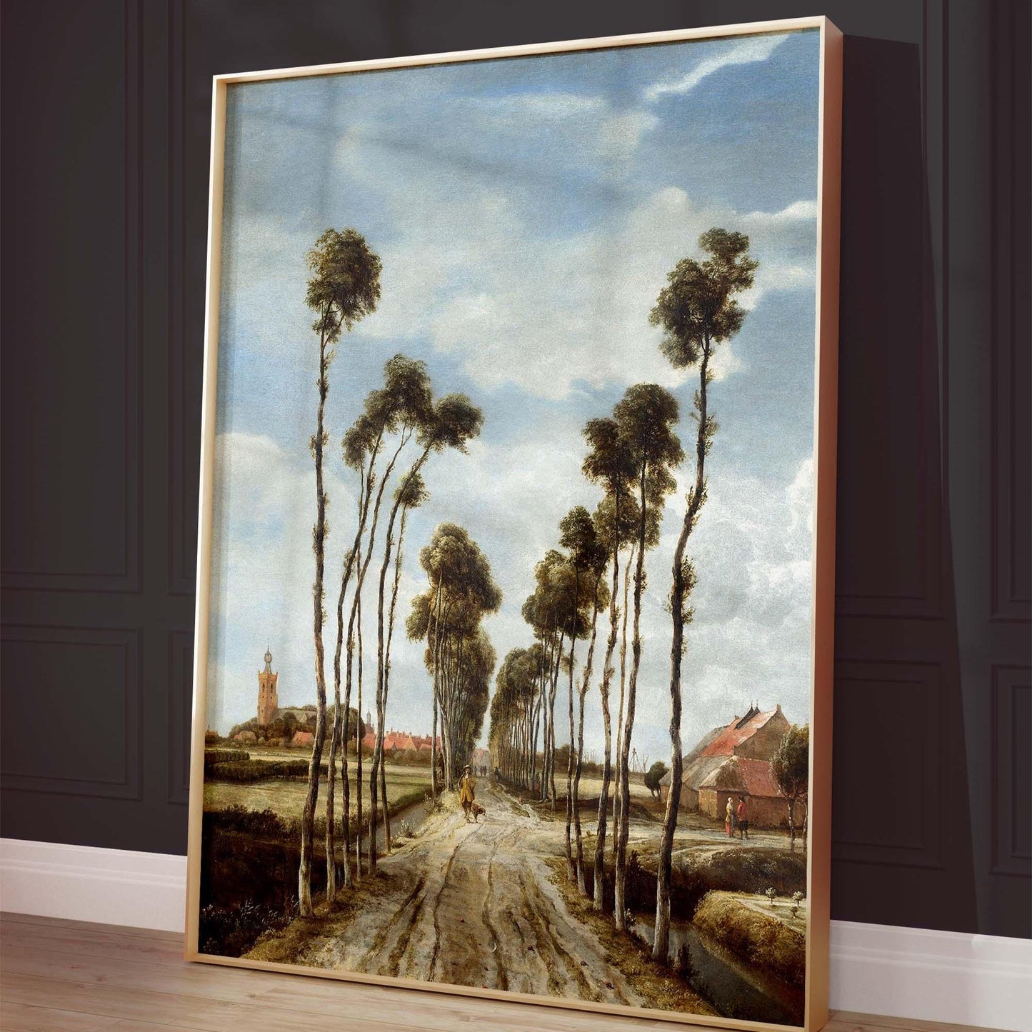 Landschaftsplakat Die Allee von Middelharnis