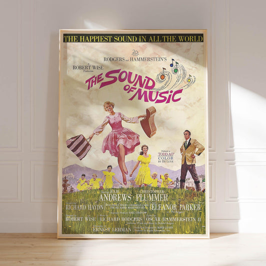 The Sound of Music – Zeitlose Filmplakat-Reproduktion
