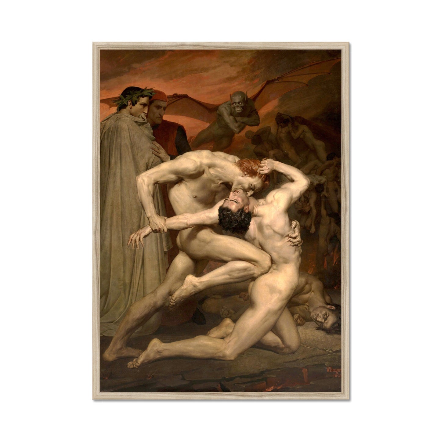 Dante and Virgil poster – Divine Comedy Art Print