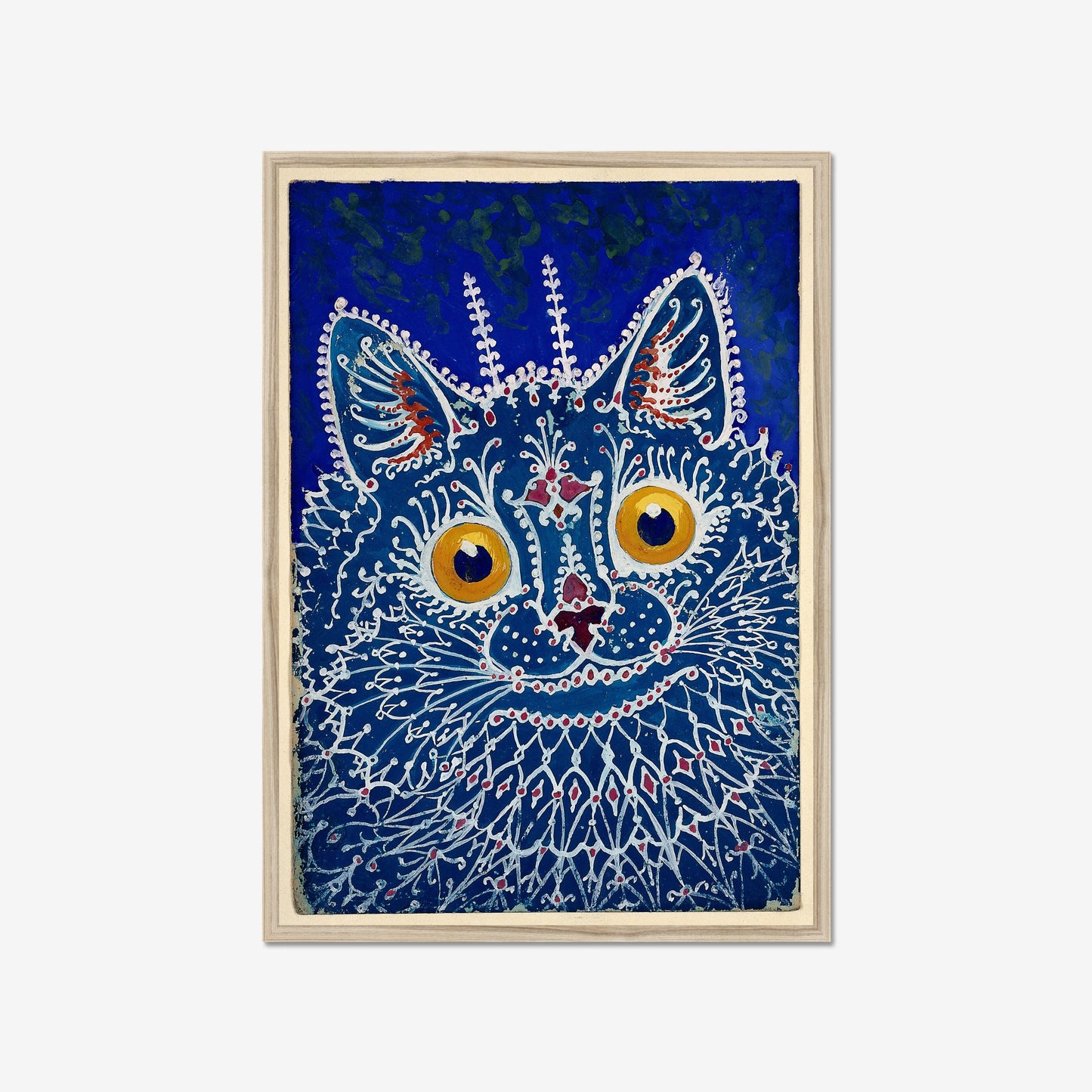 Katzenposter, psychedelischer Druck