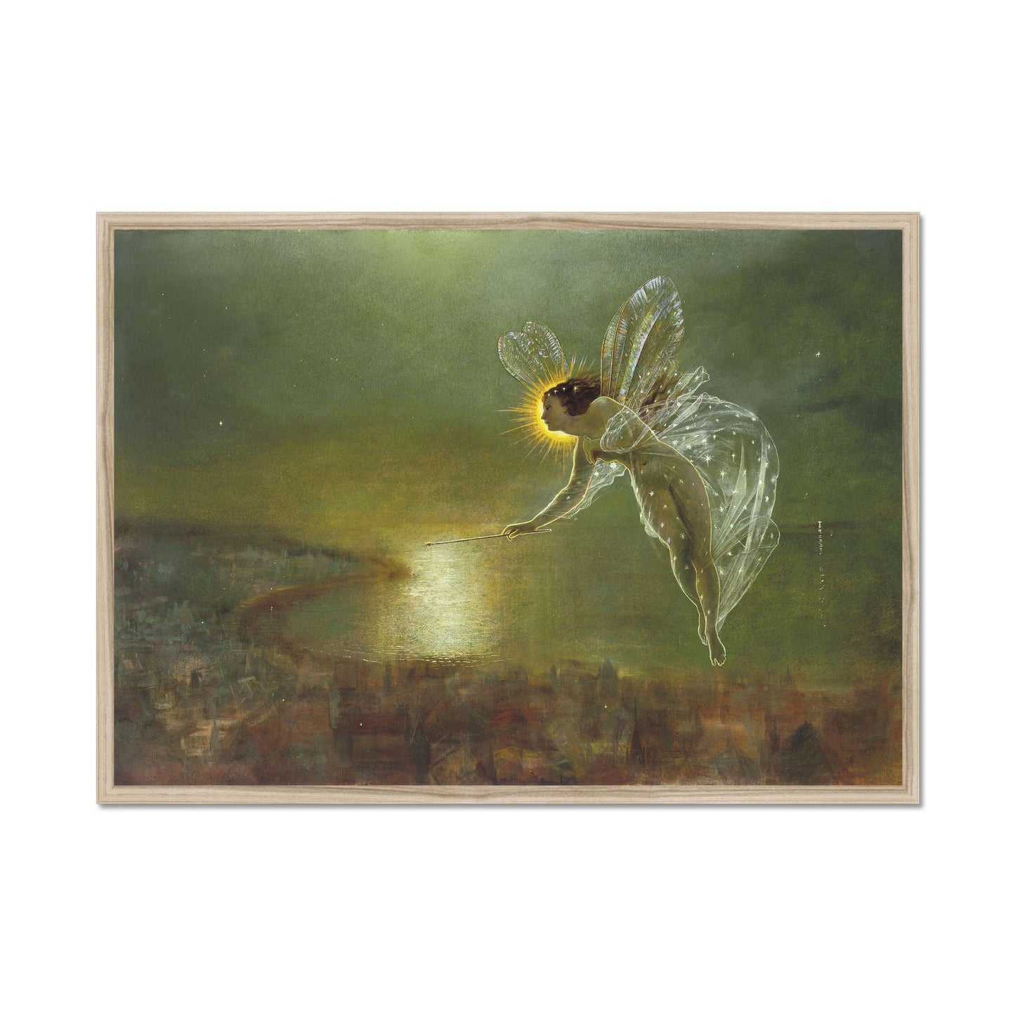 Geist der Nacht – Mysteriöses Kunstplakat von Grimshaw (1879)