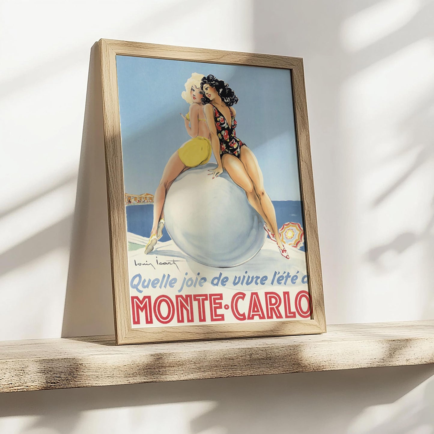 Monte Carlo Poster – Vintage Reiseposter