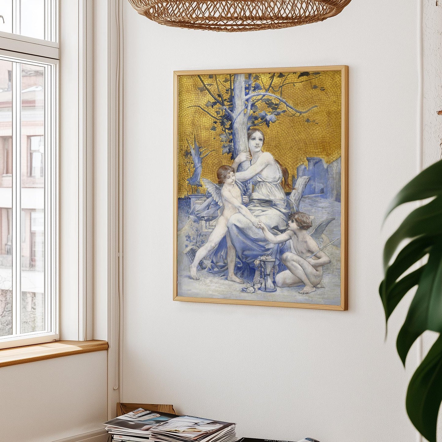 Allegorie van de Tijd – Symbolistische Kunstposter