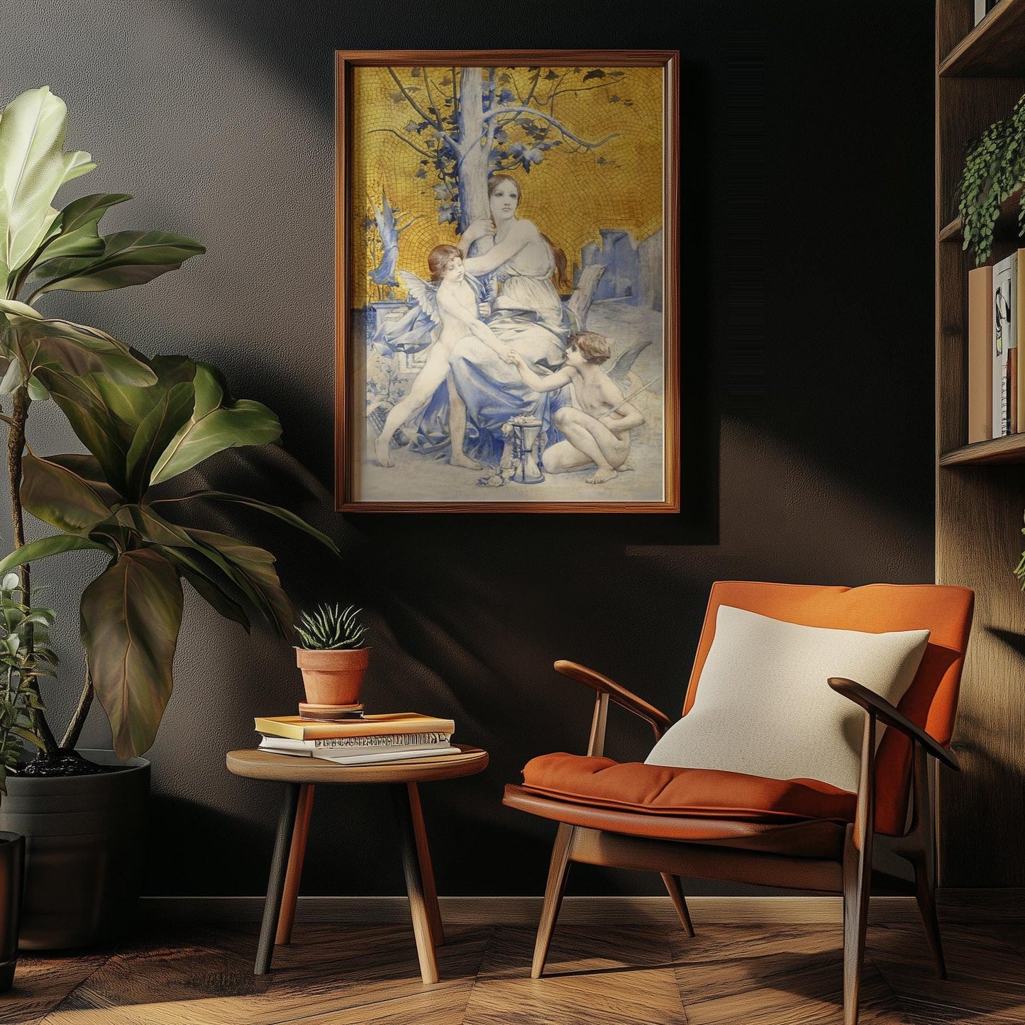 Allegorie van de Tijd – Symbolistische Kunstposter
