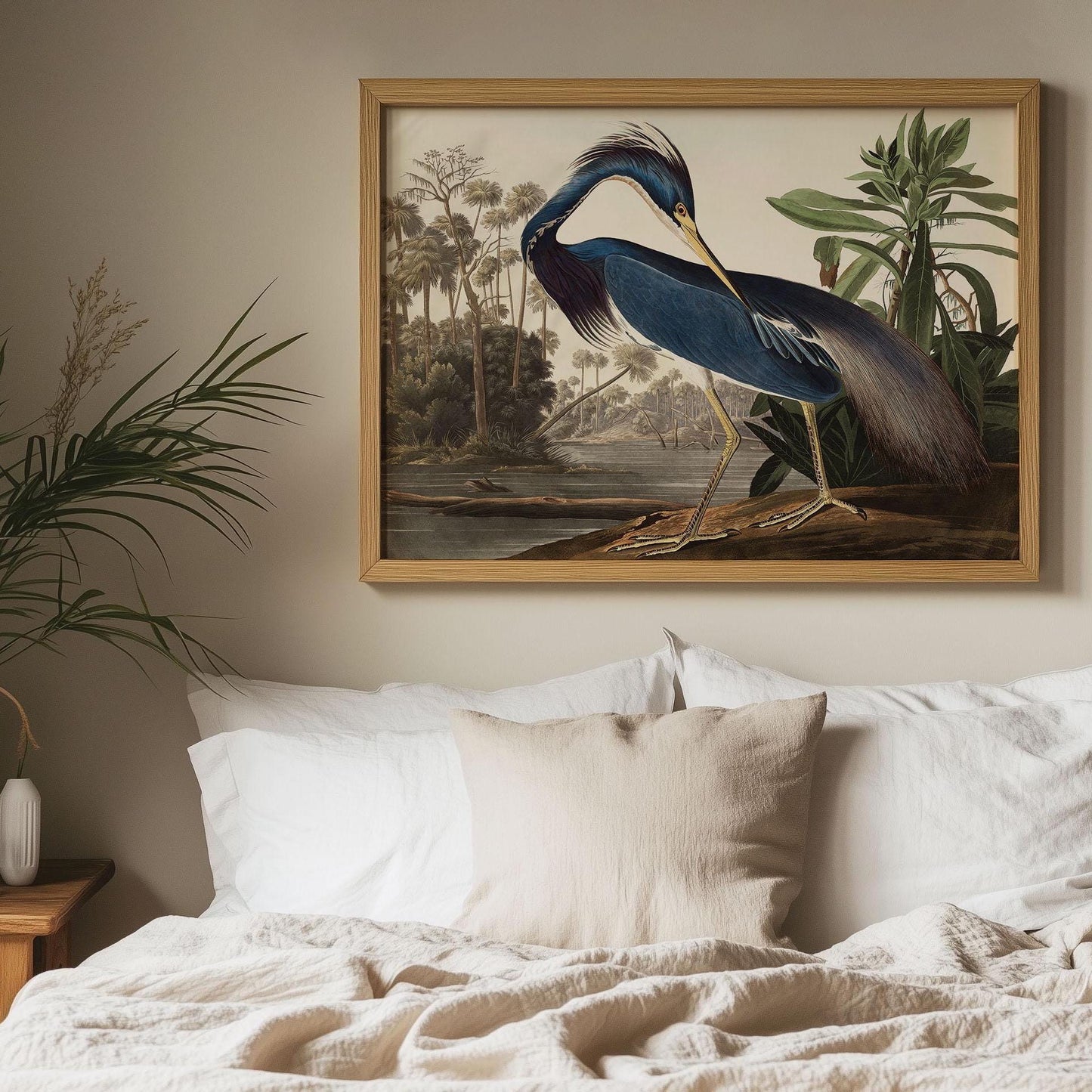Vogelposter Blaureiher Birds of America