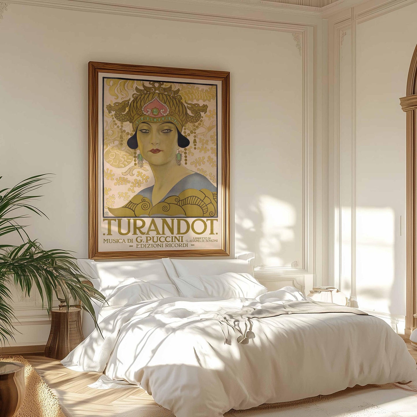 Turandot-Plakat – Leopoldo Metlicovitz, Jugendstil-Opernplakat